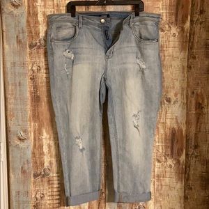 Cropped plus jeans